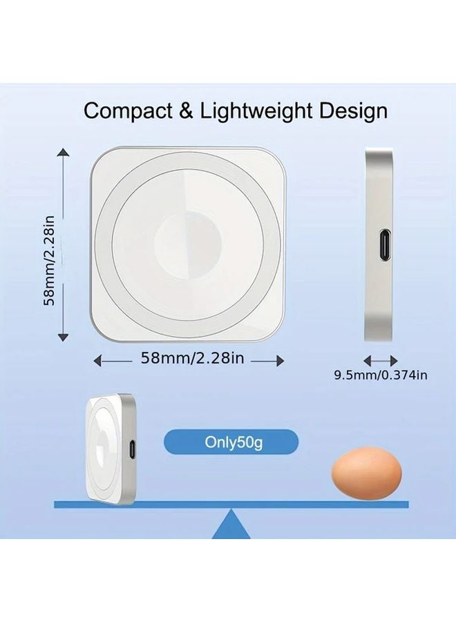 Red 3 In 1 Magnetic Wireless Charger 15W Fast Charging For Iphone Phone Watch Earbuds - Image 2