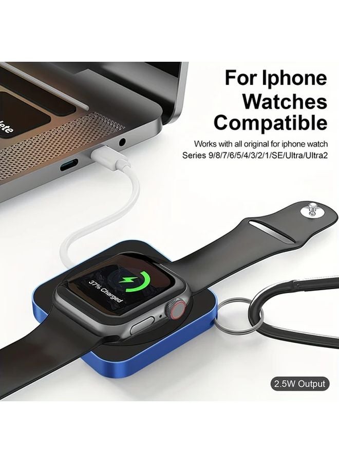 Red 3 In 1 Magnetic Wireless Charger 15W Fast Charging For Iphone Phone Watch Earbuds - Image 5