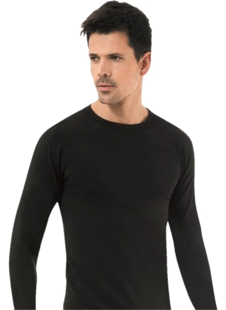 KOTA Men's Long Sleeve Thermal Cycling Collar Top Underwear Thermal Athlete