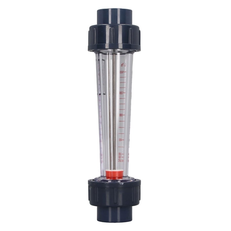 Liquid Flowmeter 160-1600LPH Acid Alkali Resistant - High Accuracy Measurement Plastic Tube Water Flow Meter for Industrial Liquid - Image 2