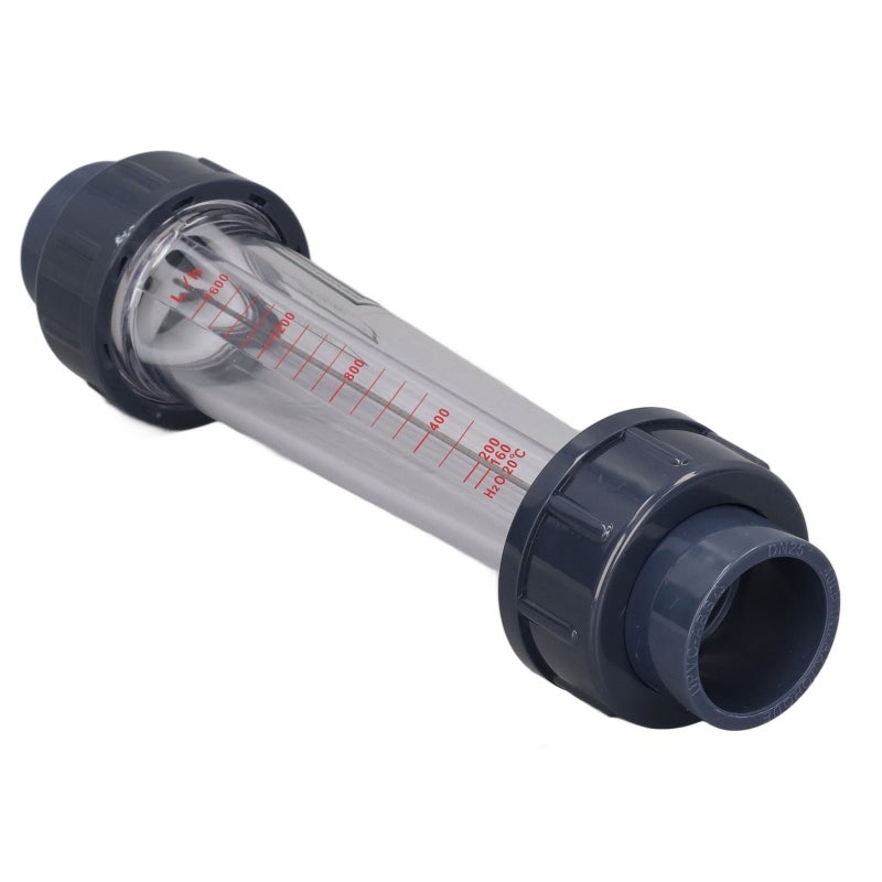 Liquid Flowmeter 160-1600LPH Acid Alkali Resistant - High Accuracy Measurement Plastic Tube Water Flow Meter for Industrial Liquid - Image 4