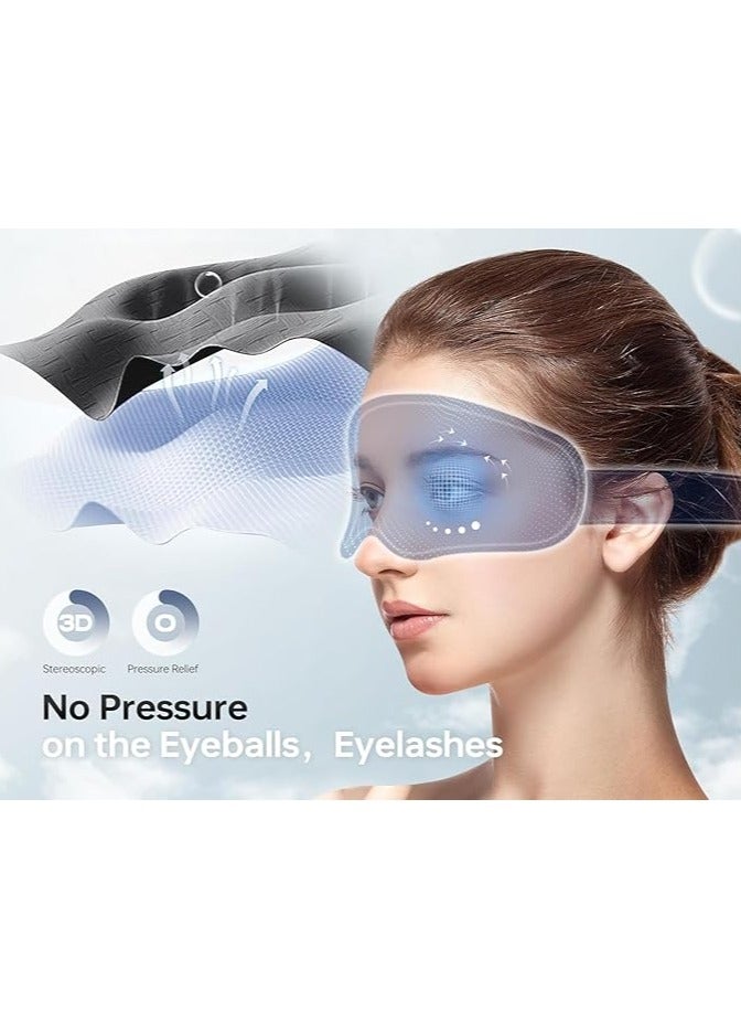 general Sleep mask headphones 3D Sleep Headphones Bluetooth Eye Mask 38 Relaxing Soothing Audio |15 hours play time |3 Timers, Sleep Eye Mask and Waterproof Travel Bag for Everyone - Image 2