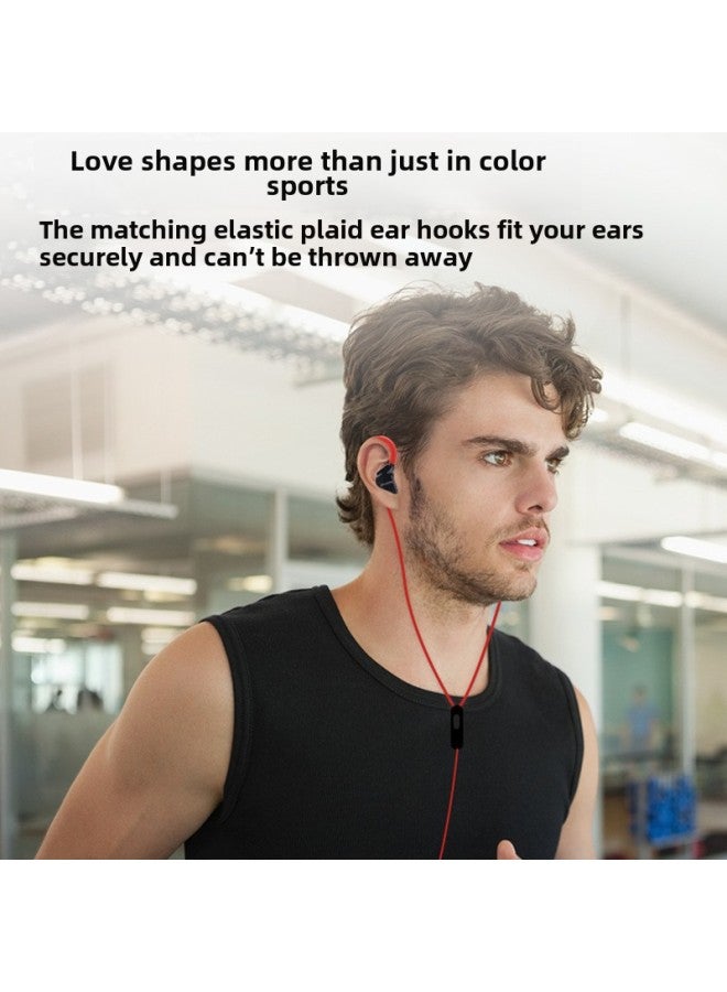 GSD-G3 Boxed Universal Mobile Phone Headset Hanging Ear With Wheat Wire Control Bass Stereo Sports Wired Headset-Color:White Boxed  - Image 4