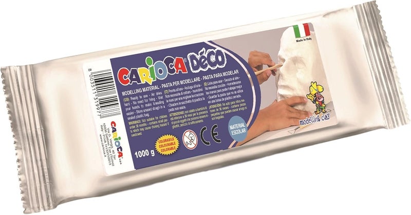 carioca Decò White 1000gr Model. Clay - Image 1