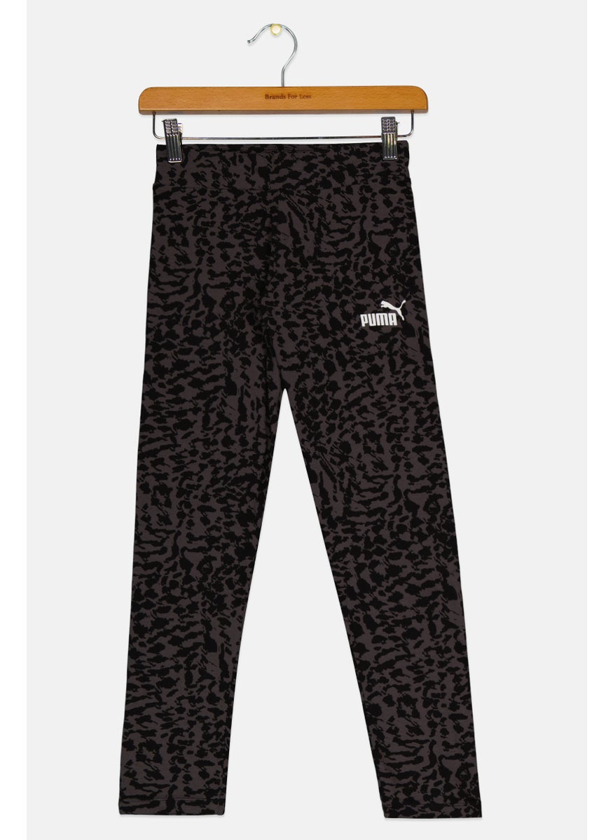 PUMA Kids Girl Brand Logo Outdoor Leggings, Multicolor  - Image 1