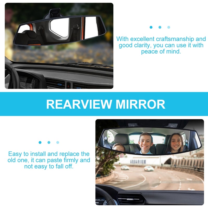 🚗 مرآة خلفية للسيارة مصنوعة من ABS وزجاج متينة مع محسنة - Image 4