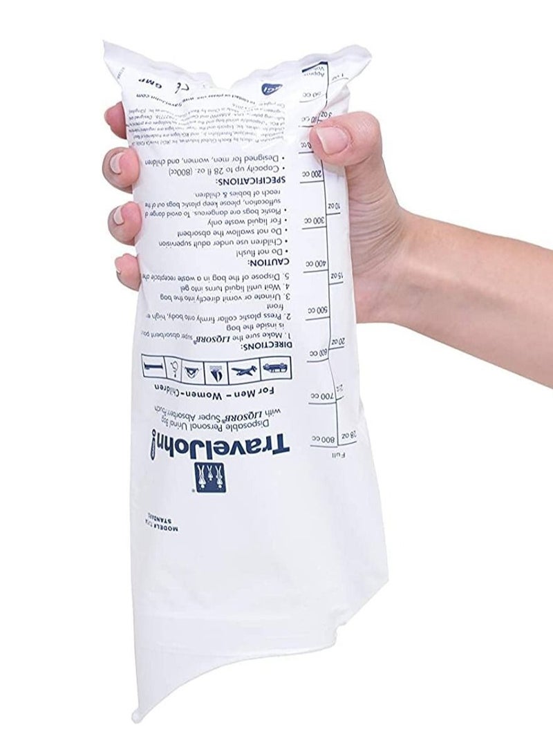 ترافل جون ترافيلجون أكياس مبولة صحية للاستعمال مرة واحدة للرجال والنساء والأطفال ( عبوة 3 قطع) - Image 5