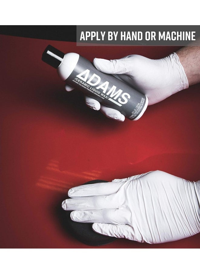 Adam's Polishes - Ceramic Liquid Wax (12Oz) - Boost The Ceramic Nano Paint Protection Of Boat, Rv, Truck & Motorcycle - Hydrophobic Top Coat Sio2 Infused Wax Sealant To Extend The Life Of Ceramic Coatings - Image 1