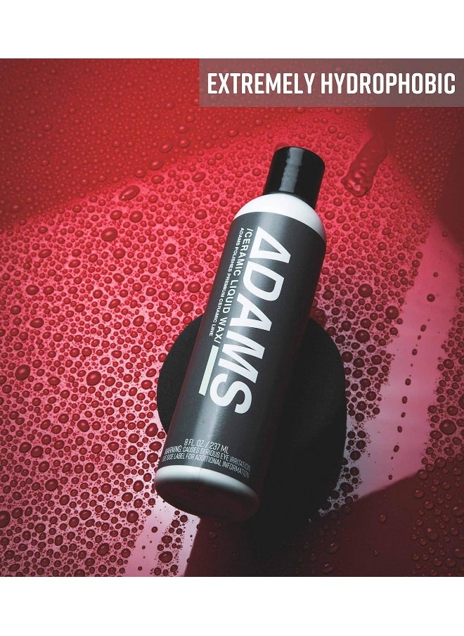 Adam's Polishes - Ceramic Liquid Wax (12Oz) - Boost The Ceramic Nano Paint Protection Of Boat, Rv, Truck & Motorcycle - Hydrophobic Top Coat Sio2 Infused Wax Sealant To Extend The Life Of Ceramic Coatings - Image 1