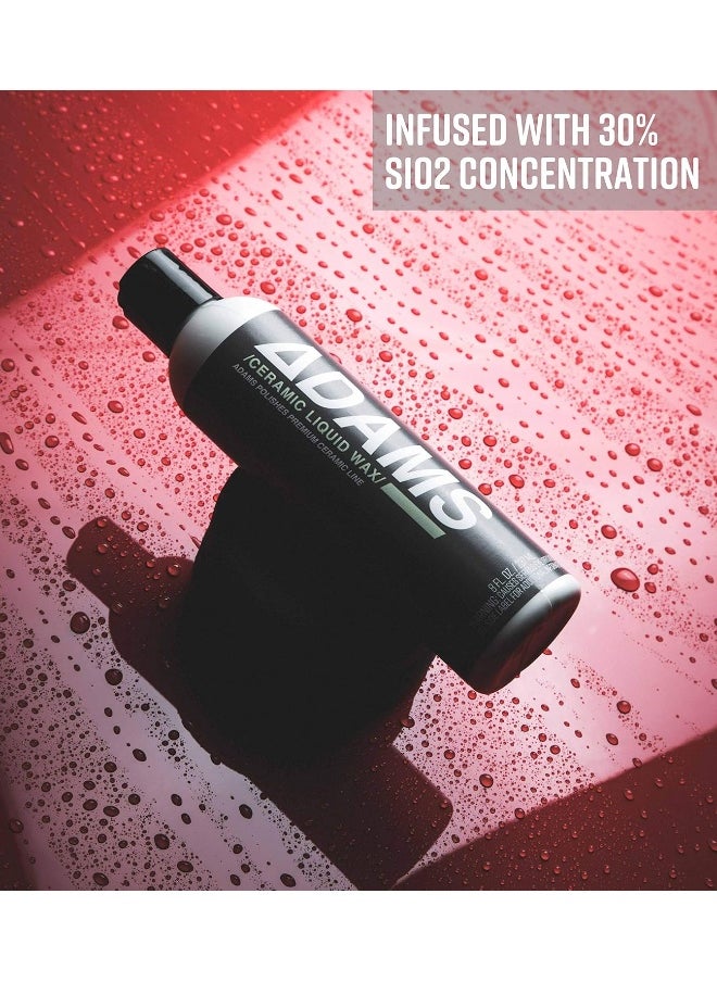 Adam's Polishes - Ceramic Liquid Wax (12Oz) - Boost The Ceramic Nano Paint Protection Of Boat, Rv, Truck & Motorcycle - Hydrophobic Top Coat Sio2 Infused Wax Sealant To Extend The Life Of Ceramic Coatings - Image 1