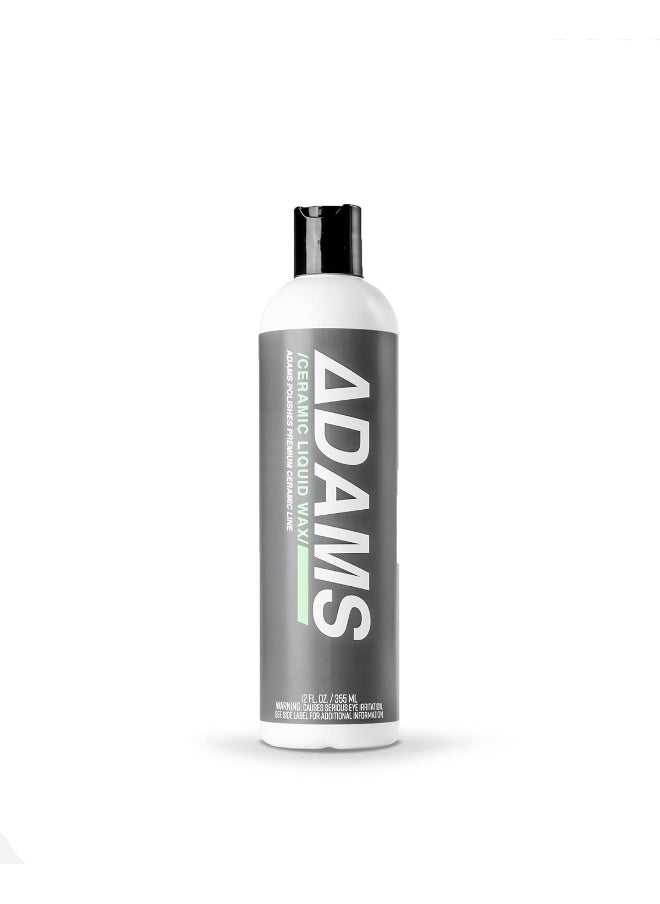 Adam's Polishes - Ceramic Liquid Wax (12Oz) - Boost The Ceramic Nano Paint Protection Of Boat, Rv, Truck & Motorcycle - Hydrophobic Top Coat Sio2 Infused Wax Sealant To Extend The Life Of Ceramic Coatings - Image 1