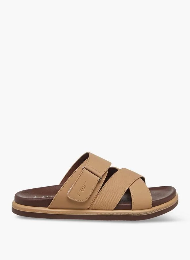 ال بي ال من شو اكسبرس صنادل رجالية بحزام متقاطع