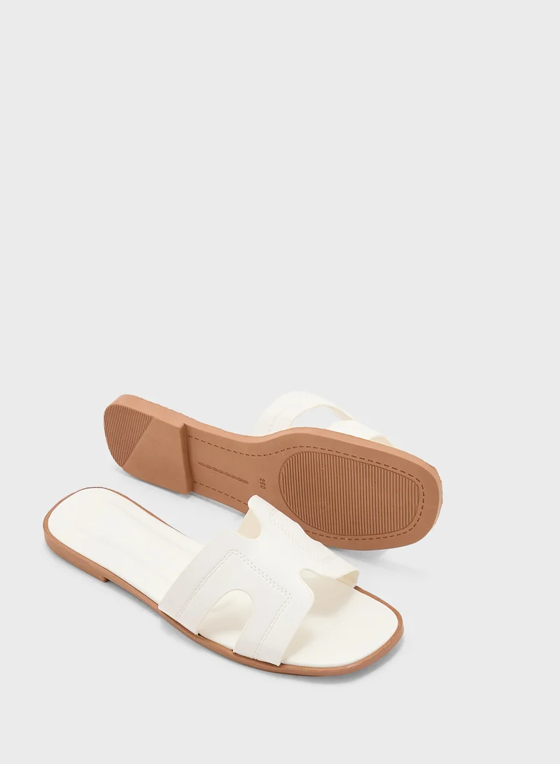 Ginger Womens Casual Flat Sandal