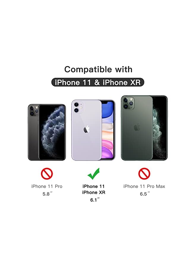 Jetech Full Coverage Screen Protector For Iphone 11/Xr 6.1-Inch, Black Edge, Tempered Glass Film With Easy Installation Tool, Case-Friendly, Hd Clear, 3-Pack - Image 4