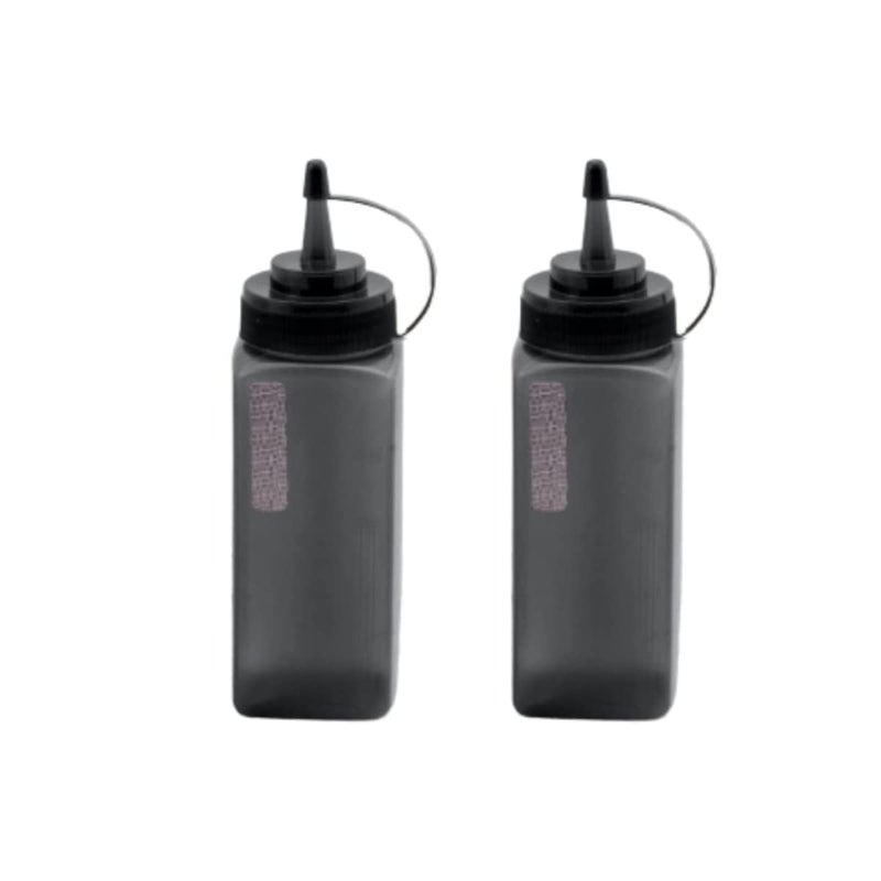 Puthak 500Ml Square Shape Jar 2Pcs Combo Squeeze Bottle Ketchup Mustard Bbq Containers Kitchen Condiment Dispenser Random Color Will Be Sent Plastic - Image 3
