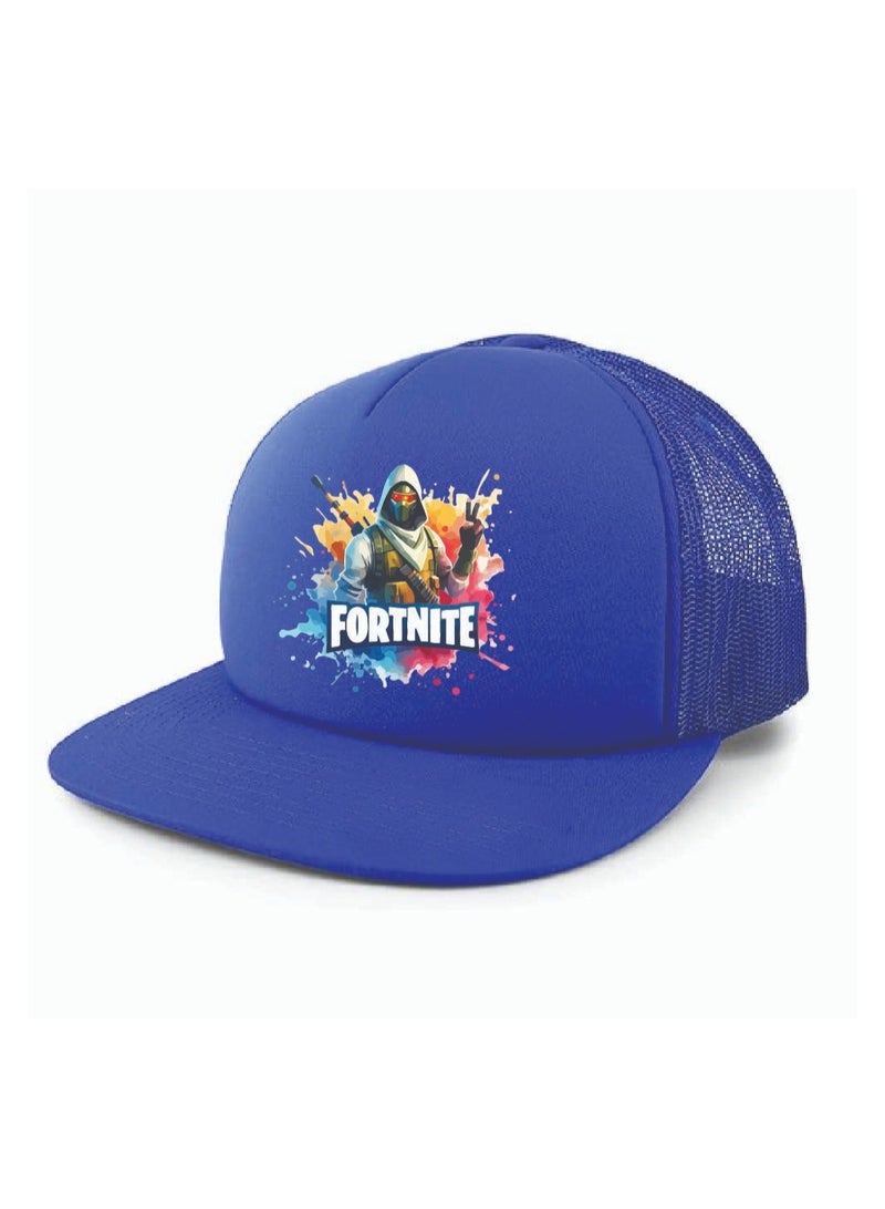 Kid's Gaming Mesh Baseball Cap - Adjustable Plastic Snapback for a Perfect Fit and Breathable - Gaming Graphic Printed Baseball Foam Cap - Ideal Gift for Young Gamers  - Image 1