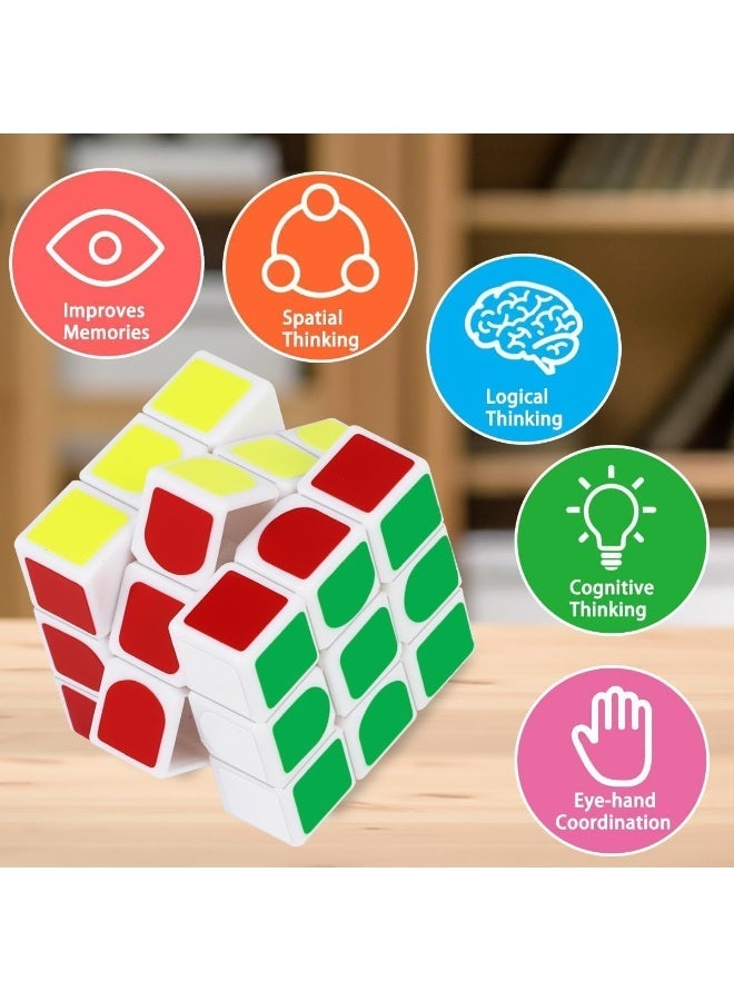 ST ZONE Mini Cube Puzzle Party Favors, 3x3 Speed Cubes, Non-Toxic Durable Material, Multi-Color, Pack of 20, Educational Brain Teaser Toys for Kids - Image 3