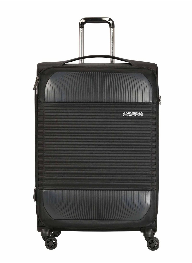 AMERICAN TOURISTER Fornax Spinner 66 Cm TSA Jet Black Luggage Trolly Bag  - Image 1
