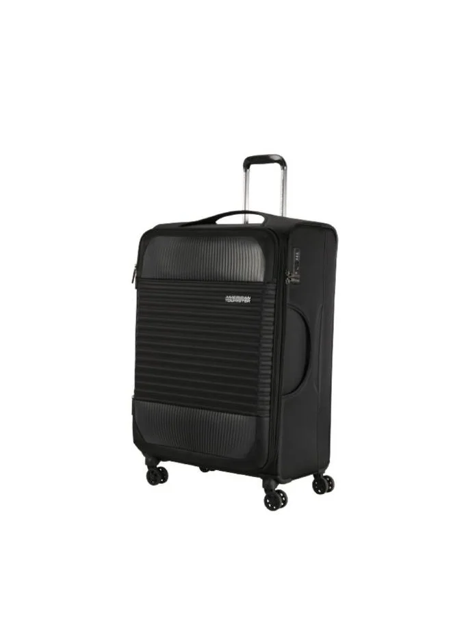 AMERICAN TOURISTER Fornax Spinner 66 Cm TSA Jet Black Luggage Trolly Bag