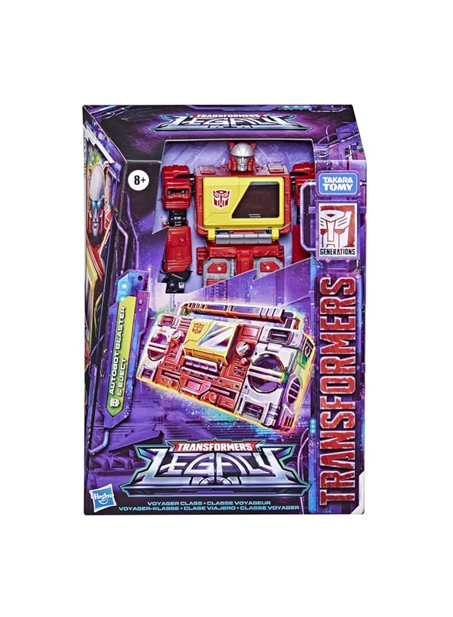 TRANSFORMERS Generations Legacy Autobot Blaster & Eject 17.5 Cm Voyager Class For Kids Ages 8 And Up - Image 4