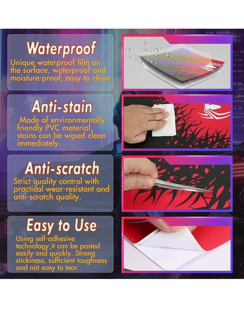 general Skin for PlayStation 5 Slim Disc Version, Black Myth Wu Kong Sticker for PS5 Vinyl Decal Cover for Controller, Full Wrap Skin Protective Film Sticker Compatible with PS5 Slim Disk Edition (B) - Image 5