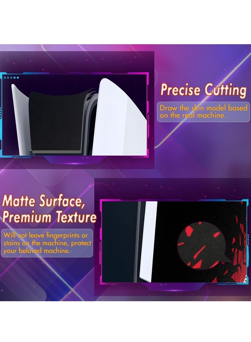 general Skin for PlayStation 5 Slim Disc Version, Black Myth Wu Kong Sticker for PS5 Vinyl Decal Cover for Controller, Full Wrap Skin Protective Film Sticker Compatible with PS5 Slim Disk Edition (B) - Image 4