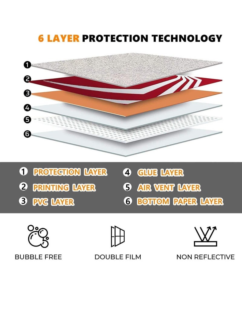 general Skin for PlayStation 5 Slim Disc Version, Black Myth Wu Kong Sticker for PS5 Vinyl Decal Cover for Controller, Full Wrap Skin Protective Film Sticker Compatible with PS5 Slim Disk Edition (B) - Image 2