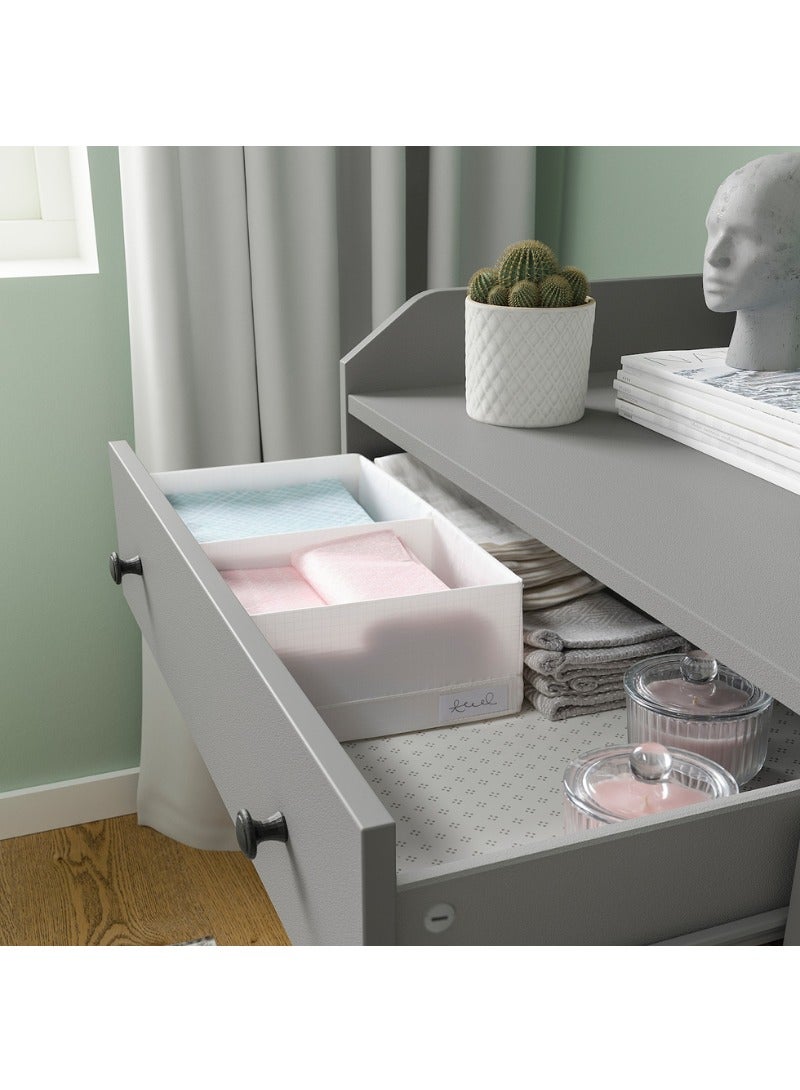 ستوك صندوق مع أقسام، أبيض، ٢٠×٣٤×١٠ سم - Image 4