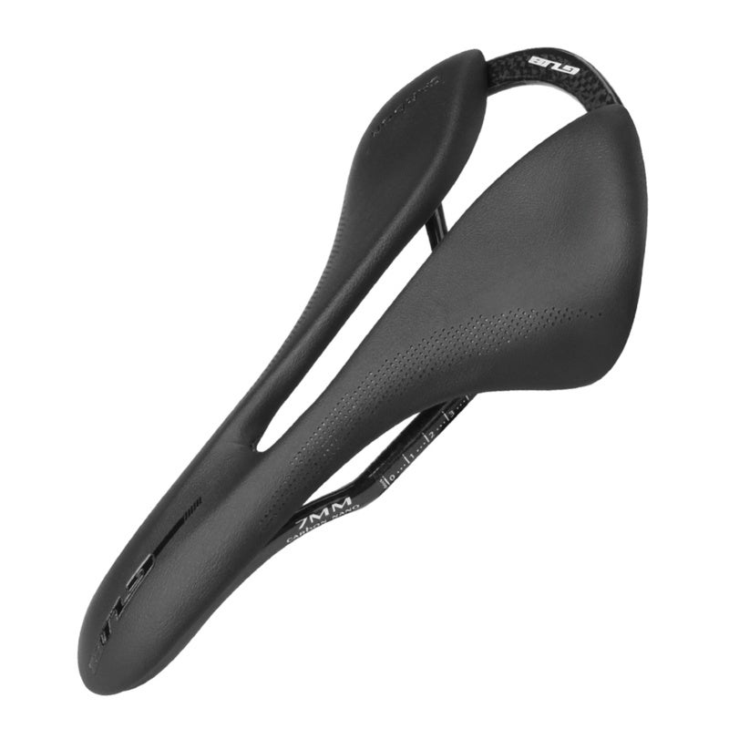 GUB Bike Seat Lightweight Carbon Fiber Bicycle Saddle Cushion with Micro Leather Cover for Road Bike and Mountain Bike - Image 1