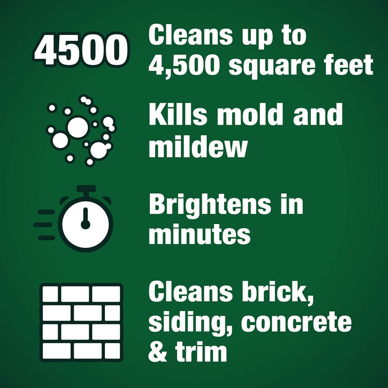 Mold Armor FG51164 E-Z House Wash, Hose End Sprayer, 64-Ounce, green/yellow - Image 4