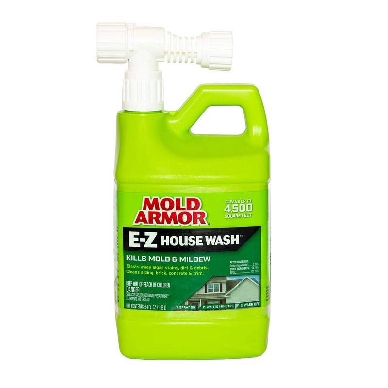Mold Armor FG51164 E-Z House Wash, Hose End Sprayer, 64-Ounce, green/yellow - Image 1