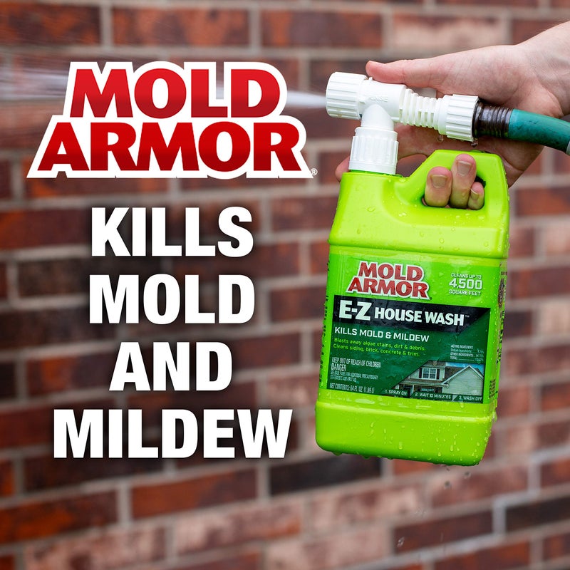 Mold Armor FG51164 E-Z House Wash, Hose End Sprayer, 64-Ounce, green/yellow - Image 3
