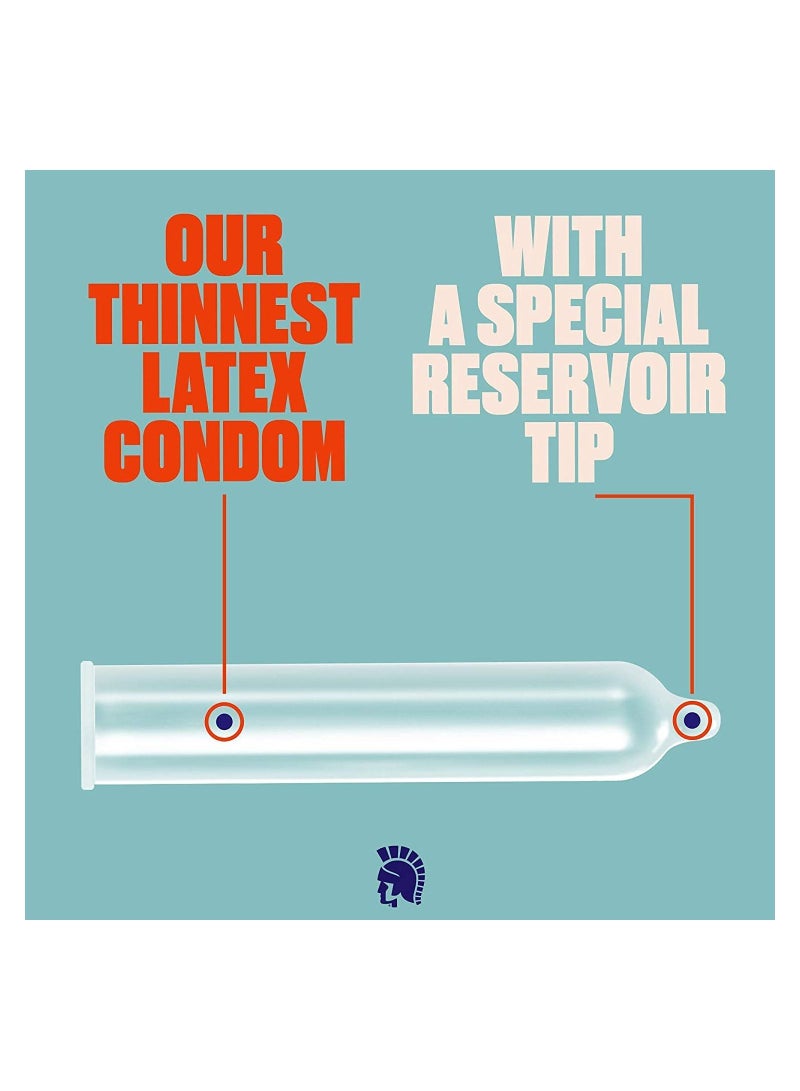 TROJAN Bareskin Lubricated Latex Condoms 3 Count - Image 3