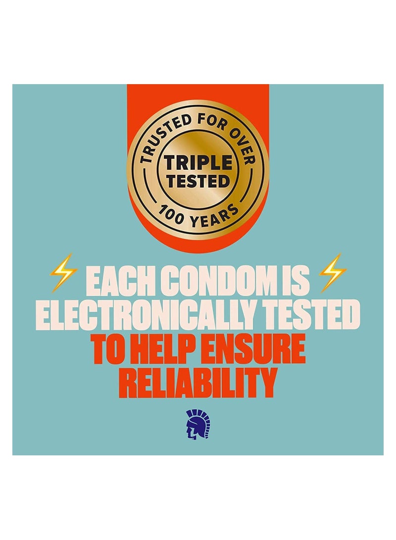 TROJAN Bareskin Lubricated Latex Condoms 3 Count - Image 5