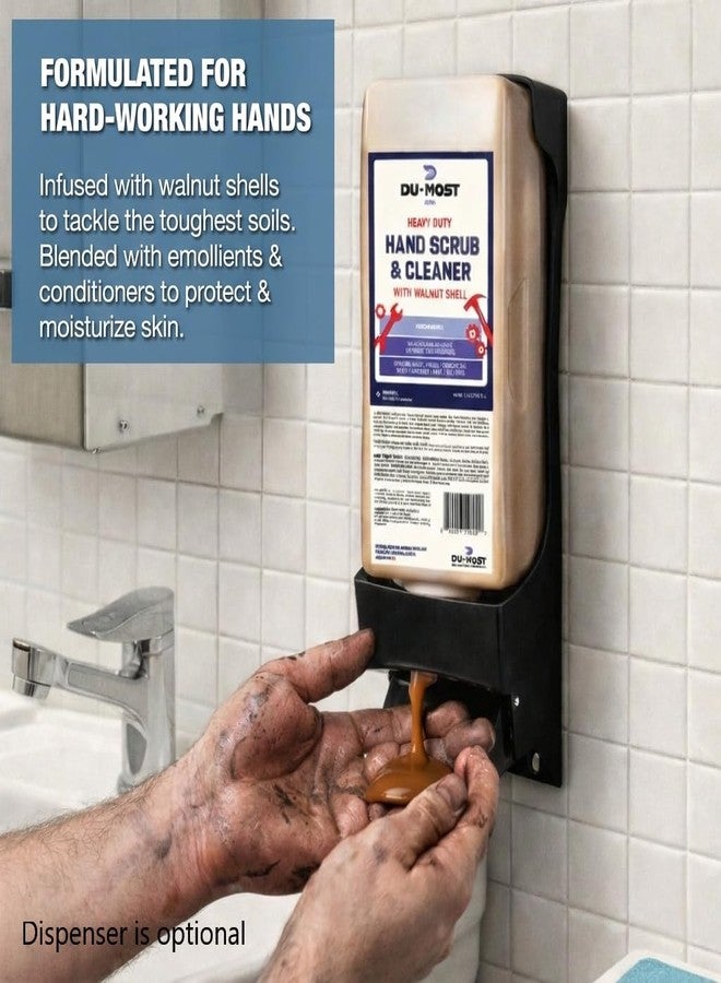 DU-MOST Industrial Hand Cleaner with Walnut Shell Scrub, Highly Concentrated Hand Soap for Mechanics, Workshops, Grease, Oil, Ink and Paint Removal, 3.55L Refill - Image 2