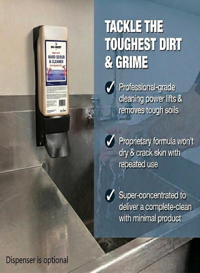 DU-MOST Industrial Hand Cleaner with Walnut Shell Scrub, Highly Concentrated Hand Soap for Mechanics, Workshops, Grease, Oil, Ink and Paint Removal, 3.55L Refill - Image 3