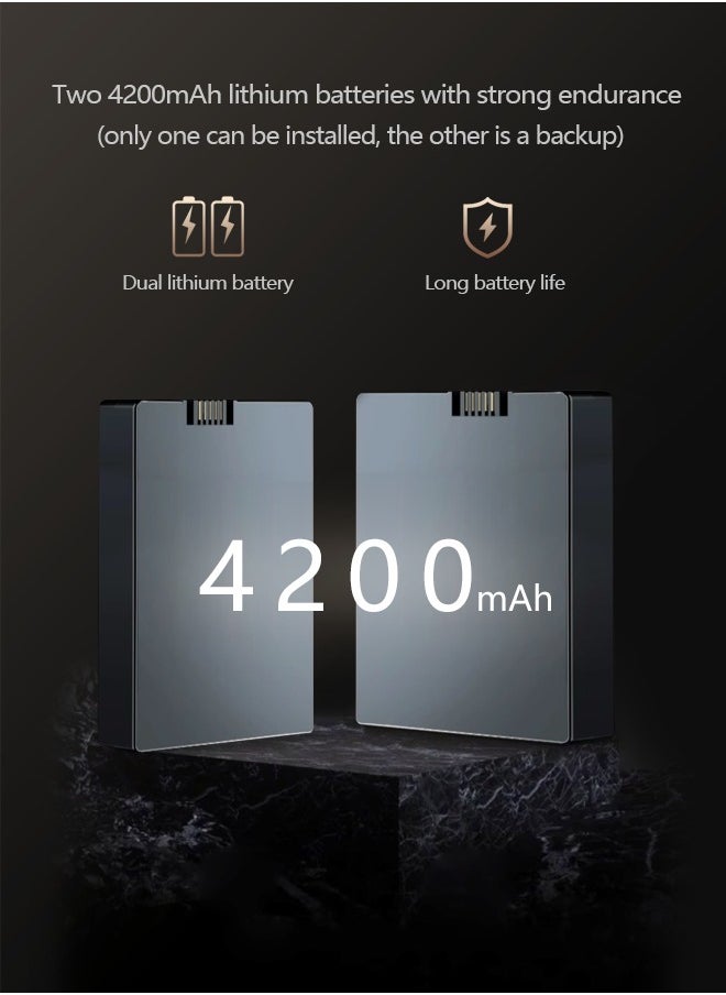 ALINK - Smart Door Lock Smart Lock with Camera,WiFi Video Intercom Lock,Two Way Audio,Palmprint Recognition, Fingerprint Door Lock ,Jlink APP Remote Control ,Model LS1 Greyblue - Image 1
