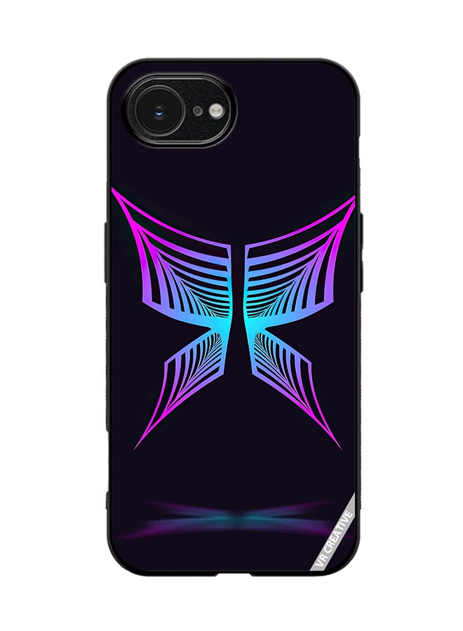 VR CREATIVE Protective Case Cover For Apple iPhone 16e Butterfly Design Multicolour