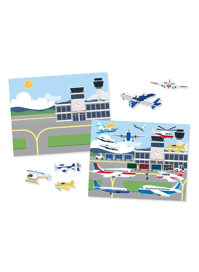 Melissa & Doug Reusable Sticker Pad: Vehicles - 165+ Reusable Stickers - FSC Certified - Image 1