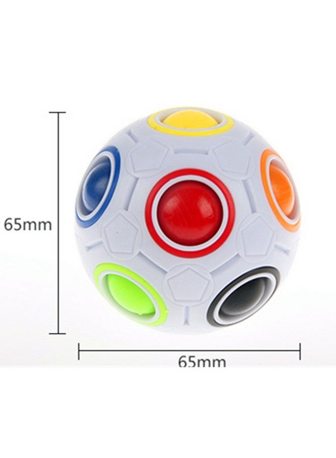 CuberSpeed Rainbow Ball Magic Cube Fidget Toy Puzzle Magic Rainbow Ball Puzzle Fun Fidget - Image 5