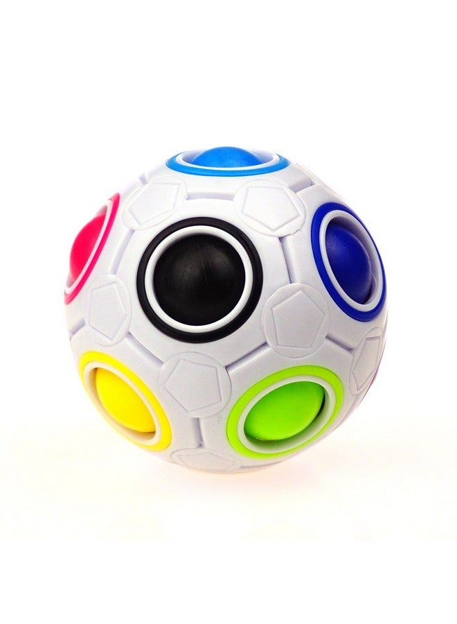 CuberSpeed Rainbow Ball Magic Cube Fidget Toy Puzzle Magic Rainbow Ball Puzzle Fun Fidget - Image 2