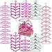 HighFun 50PCS Doll Hangers for Barbie Hangers for Doll Clothes 1 Pink Lovely Box Storage for 115 inch Dolls Girl Gifts Birthday Gifts - Image 2
