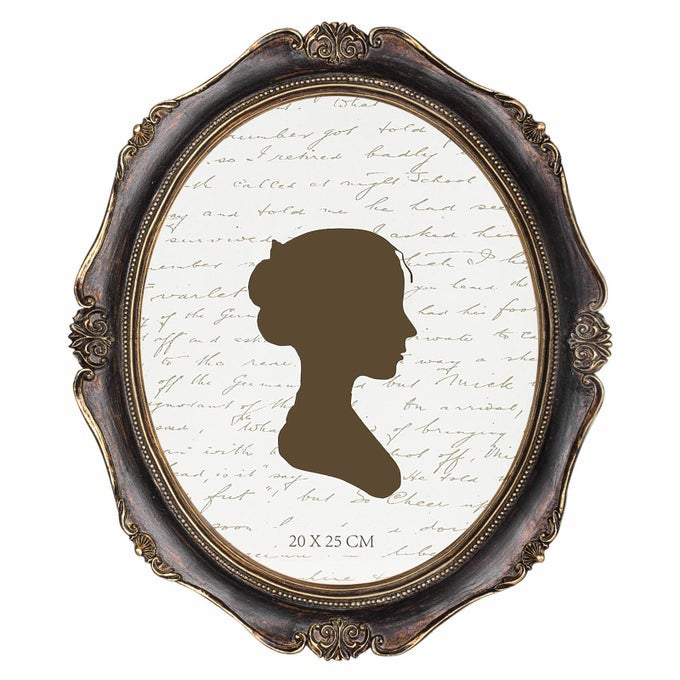 8X10 INCH VINTAGE PICTURE FRAME ELEGANT ANTIQUE PHOTO FRAMES WITH GLASS FRONT PHOTO DISPLAY TABLETOP WALL HANGING GIFT IDEAS OVAL