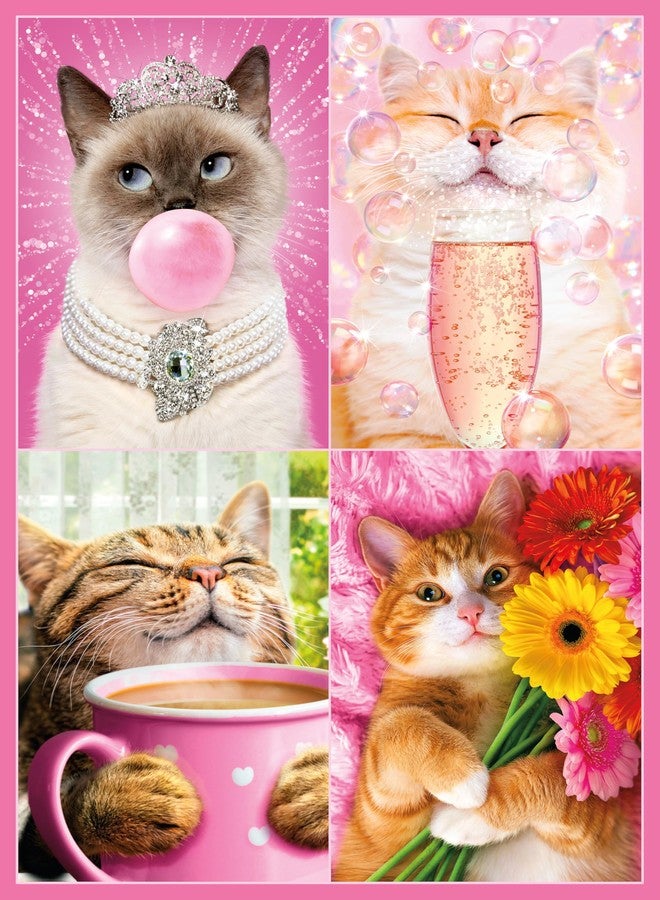 Ceaco - Avanti Cat Fancies - 500 Larger Piece Jigsaw Puzzle - Image 1