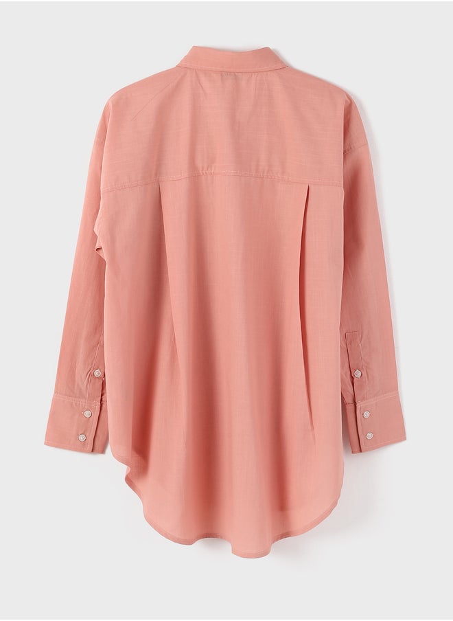 LC WAIKIKI Plain Oversize Women'S Shirt Tunic  - Image 2
