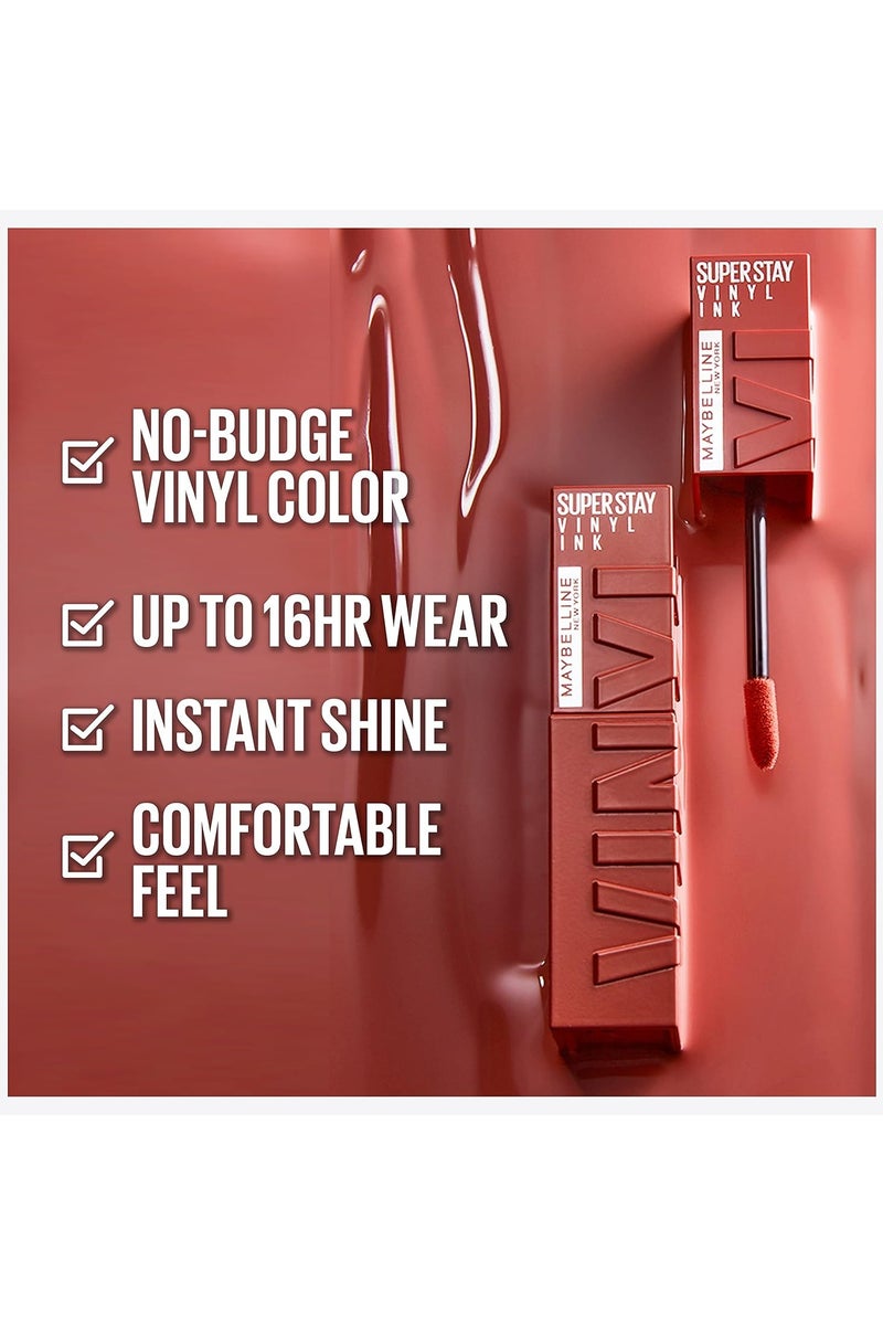 MAYBELLINE NEW YORK Maybelline New York Superstay VINYL Lipgloss INK  - 125 - Image 3
