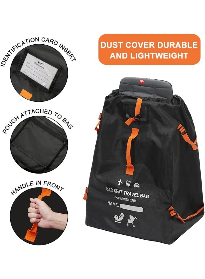 Clearworld Gate Check Bag for Car Seats - Air Travel Bag, Black, Movement Style - Image 4