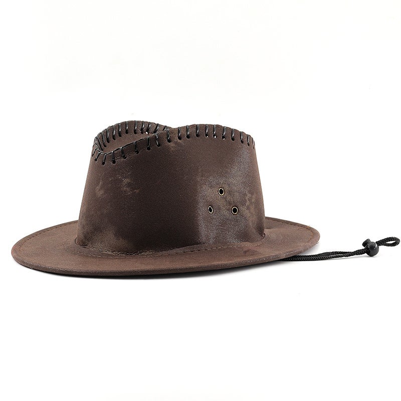 Straw Hat Women Summer Ribbon Bowknot Beach Flat Top Hat - Image 4