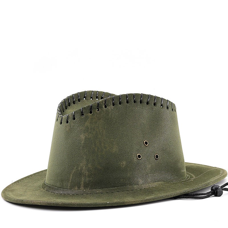 Straw Hat Women Summer Ribbon Bowknot Beach Flat Top Hat - Image 2