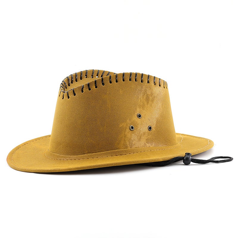 Straw Hat Women Summer Ribbon Bowknot Beach Flat Top Hat - Image 1